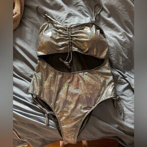 SHEIN Holographic Bodysuit